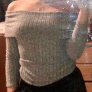 off shoulder shirt